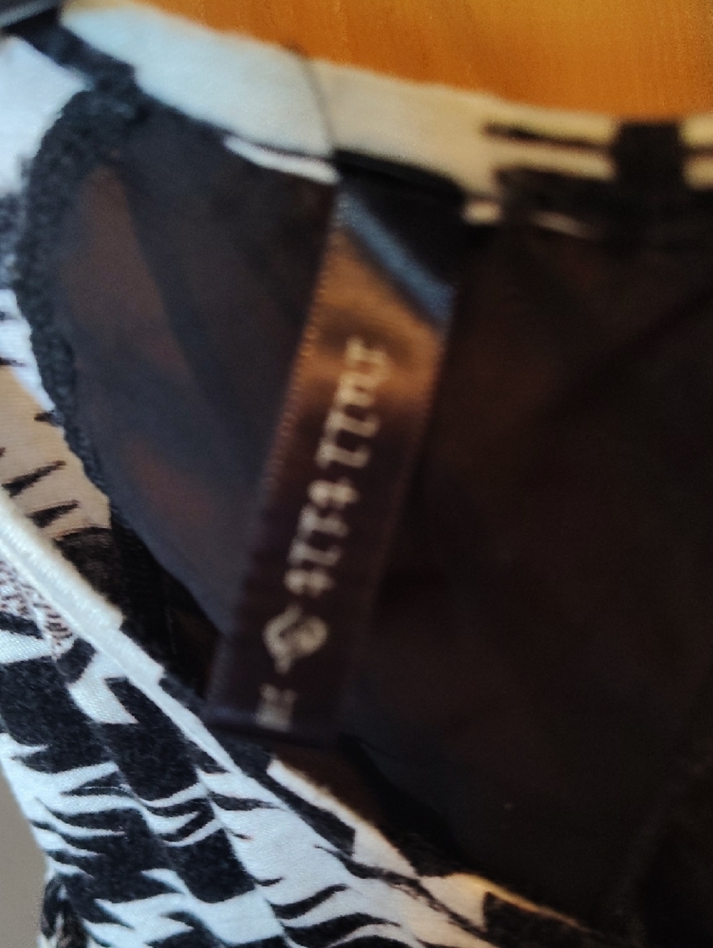 Full Tilt Black & White Aztec Print Tank - Picture 3 of 3